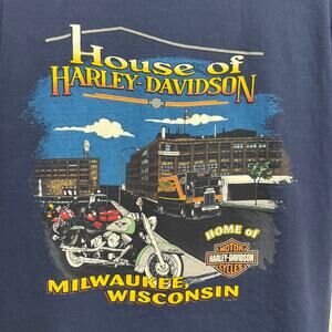 Vintage Harley Davidson 95th Anniversary Milwaukee T Shirt Size XL 1998